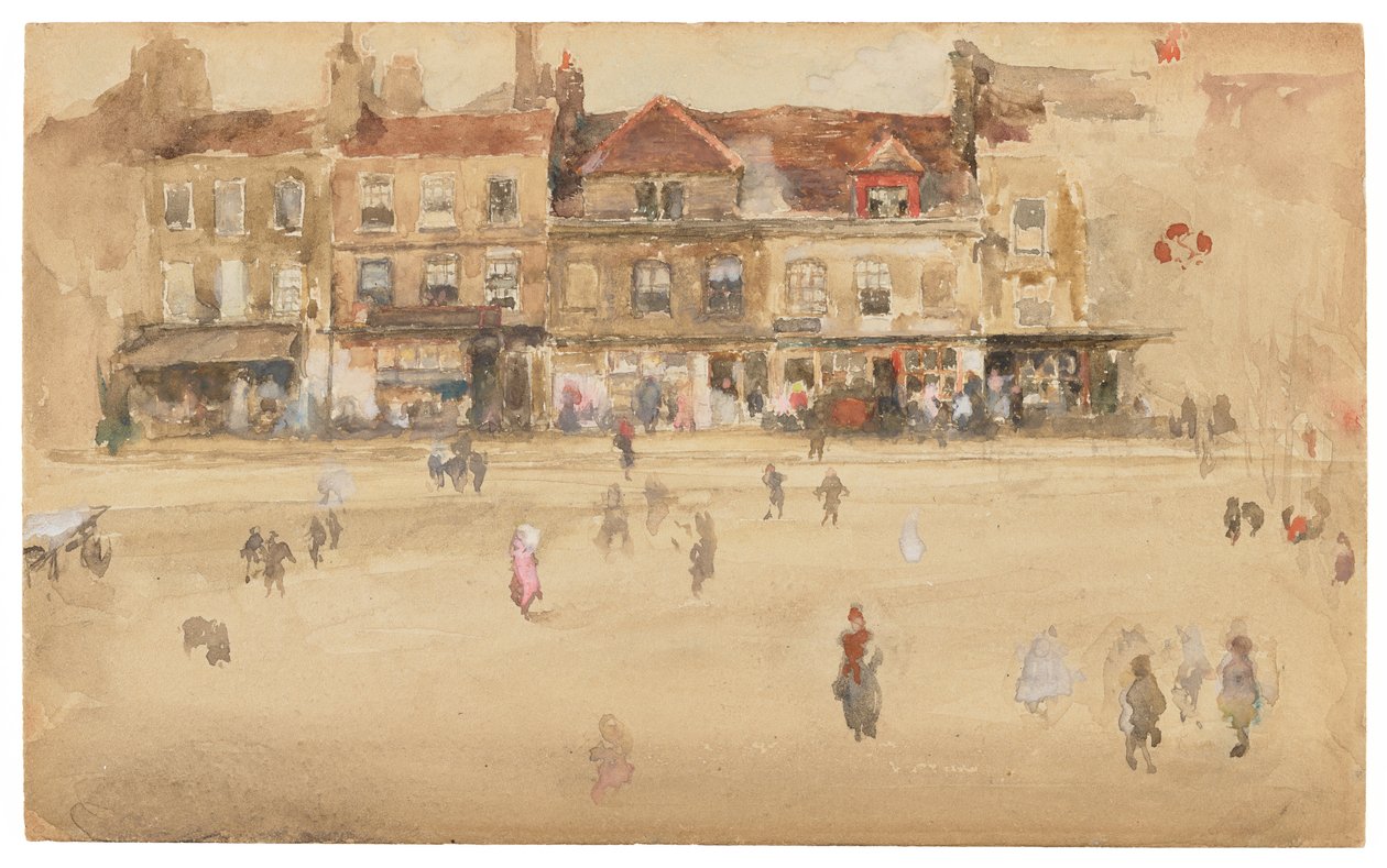 Punainen ja ruskea-Hoxton tekijältä James Abbott McNeill Whistler