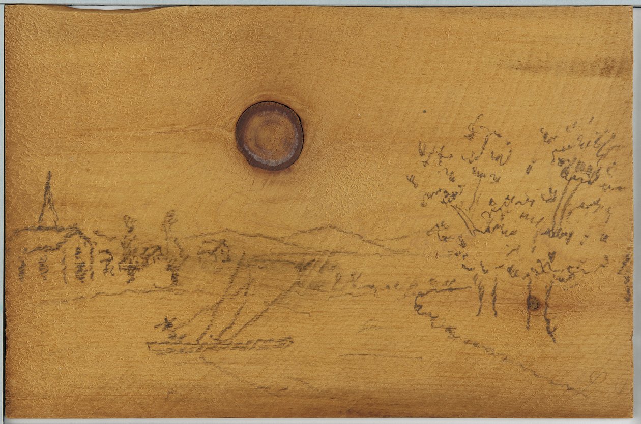 Jokimaisema, 1866-1878. tekijältä James Abbott McNeill Whistler