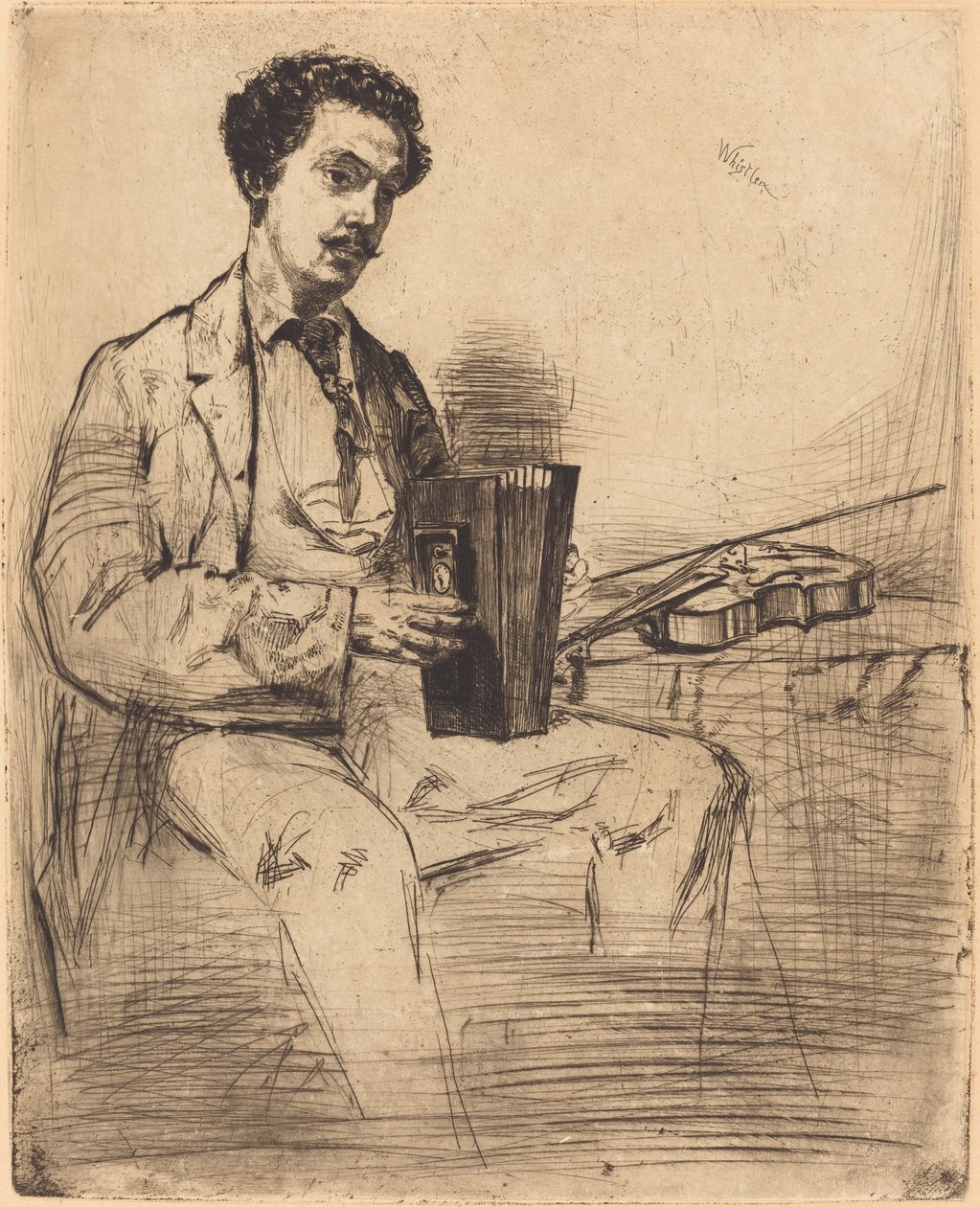 Ross Winans, 1861. tekijältä James Abbott McNeill Whistler