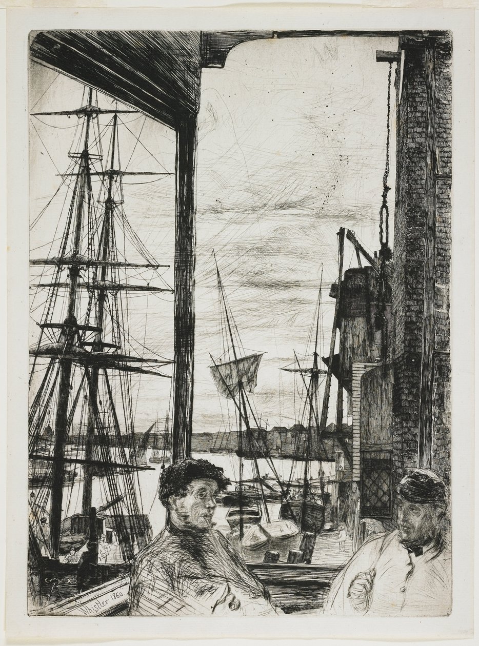 Rotherhithe tekijältä James Abbott McNeill Whistler