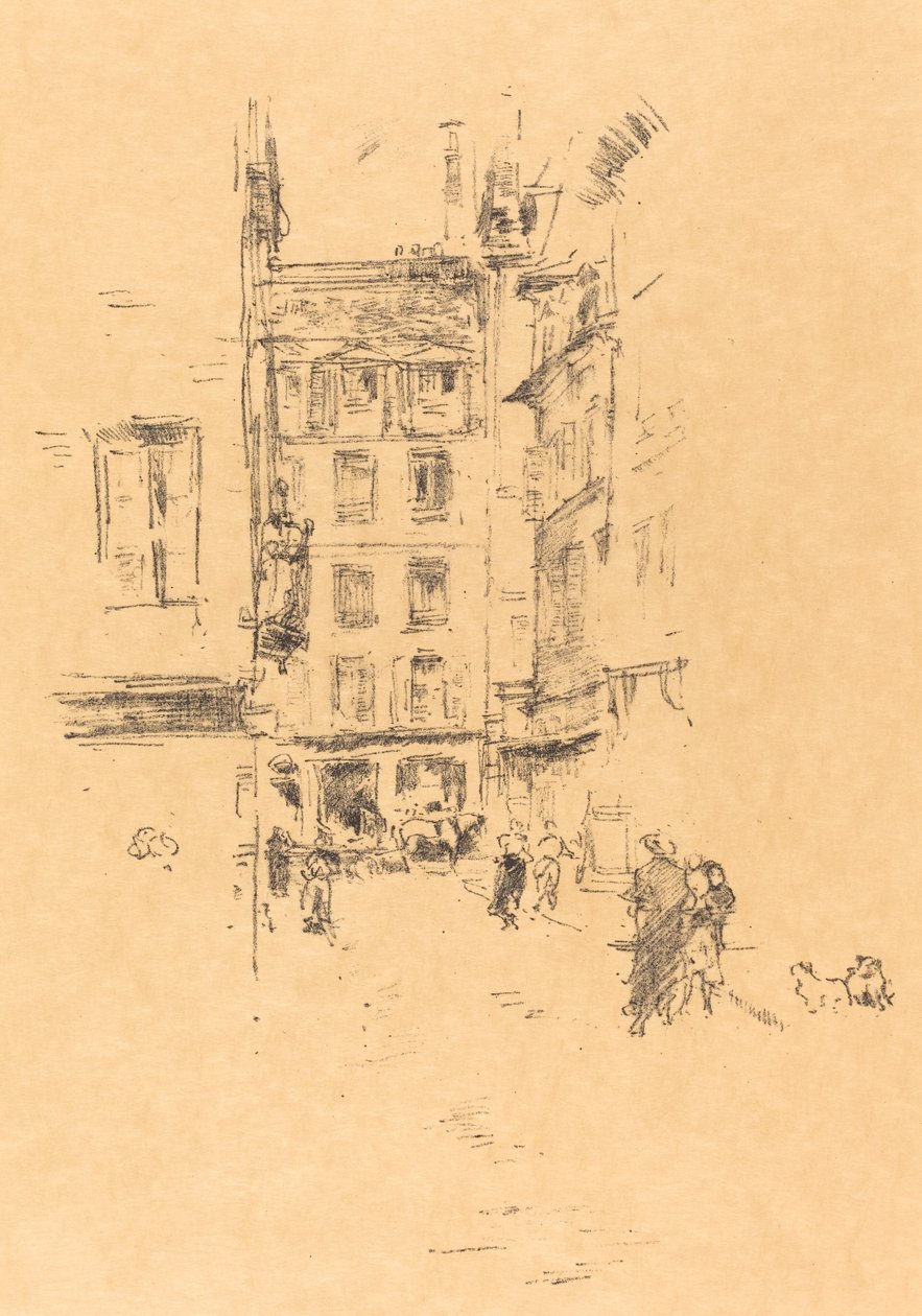 Rue Furstenburg, 1894. tekijältä James Abbott McNeill Whistler
