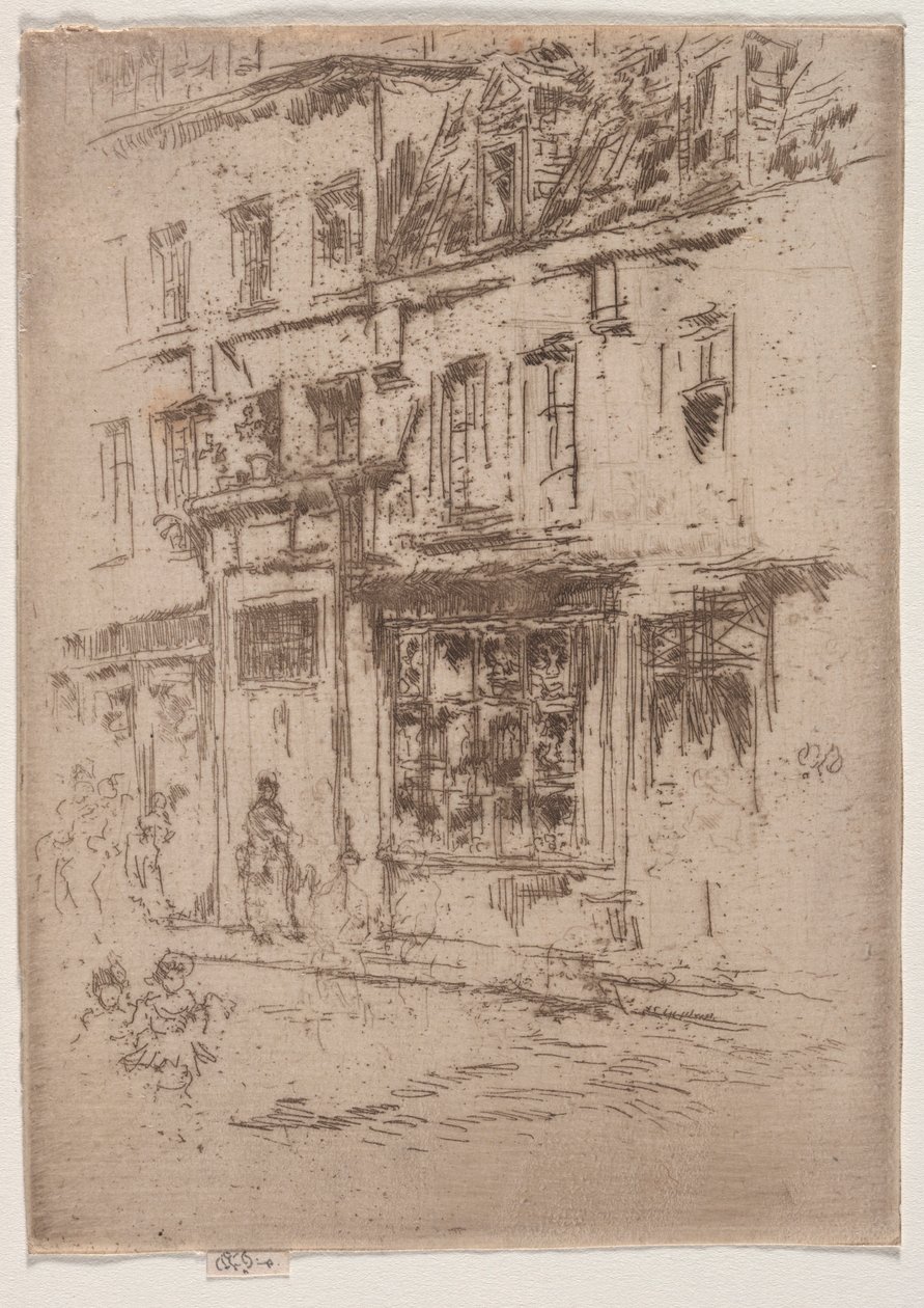 Rue du Buerre, Bryssel. tekijältä James Abbott McNeill Whistler