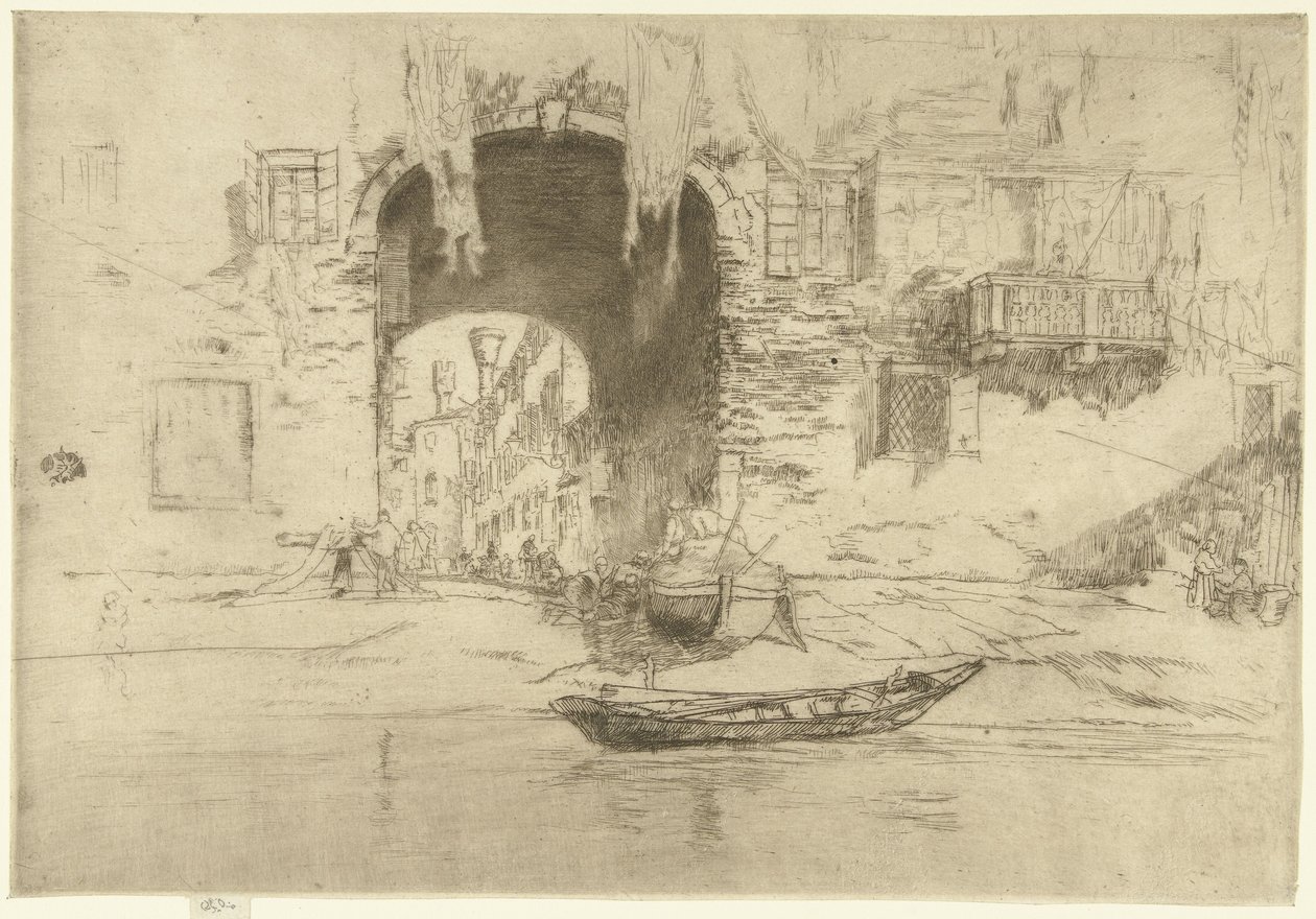 San Biagio Kahdenkymmenenkuuden etsauksen sarja (sarjan nimi) tekijältä James Abbott McNeill Whistler