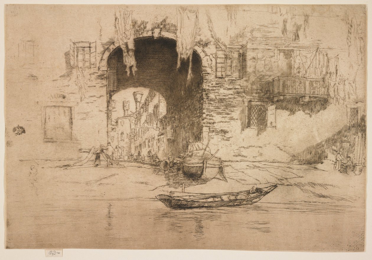 San Biagio toisesta Venetsia-sarjasta tekijältä James Abbott McNeill Whistler