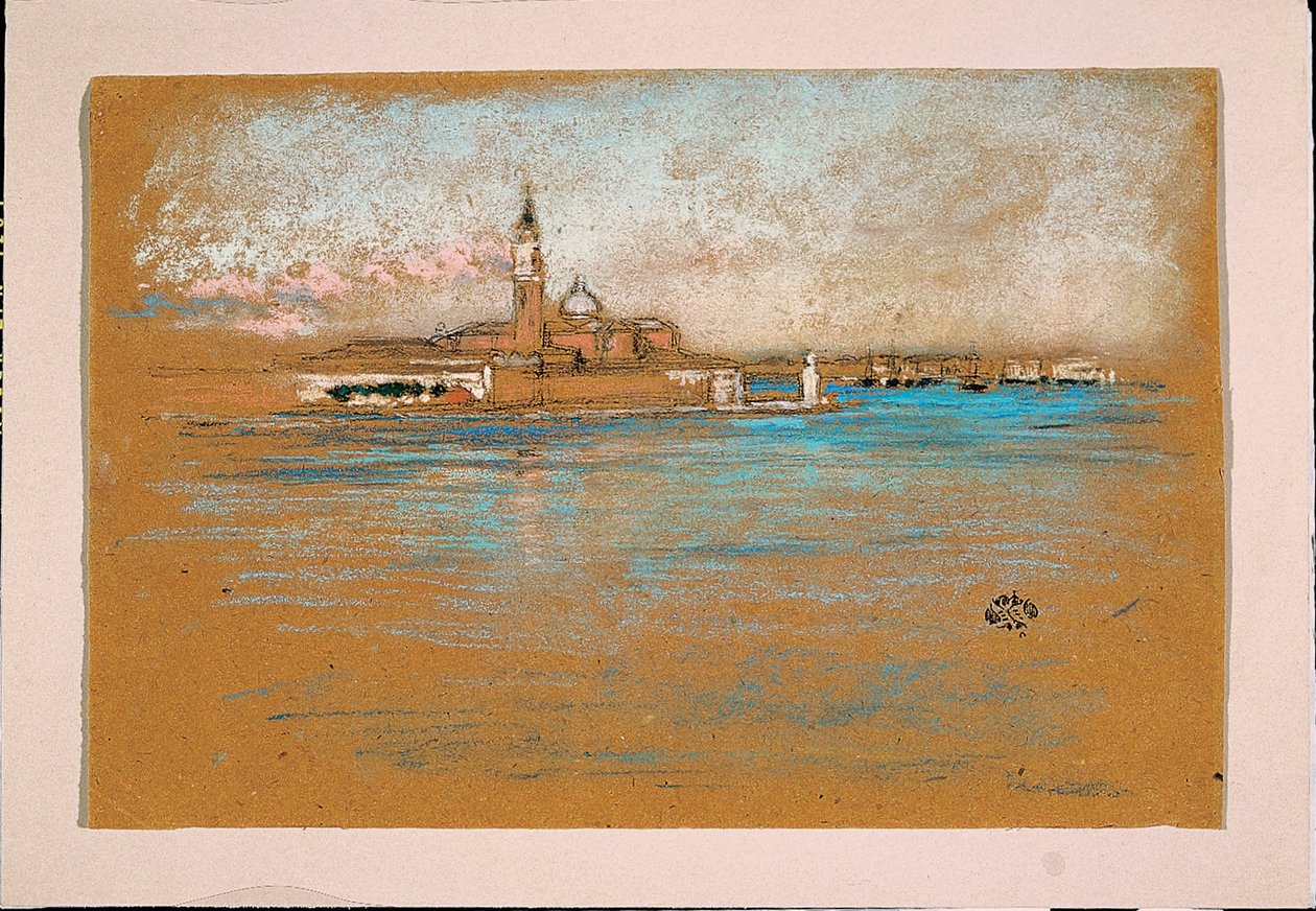 San Giorgio Maggiore, Venetsia, 1880 tekijältä James Abbott McNeill Whistler