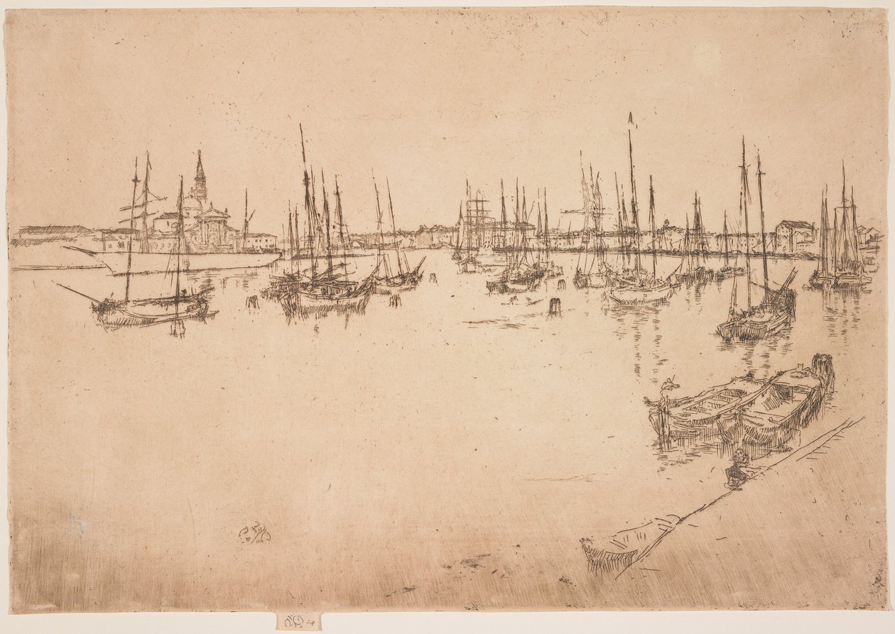 San Giorgio toisesta Venetsia-sarjasta tekijältä James Abbott McNeill Whistler