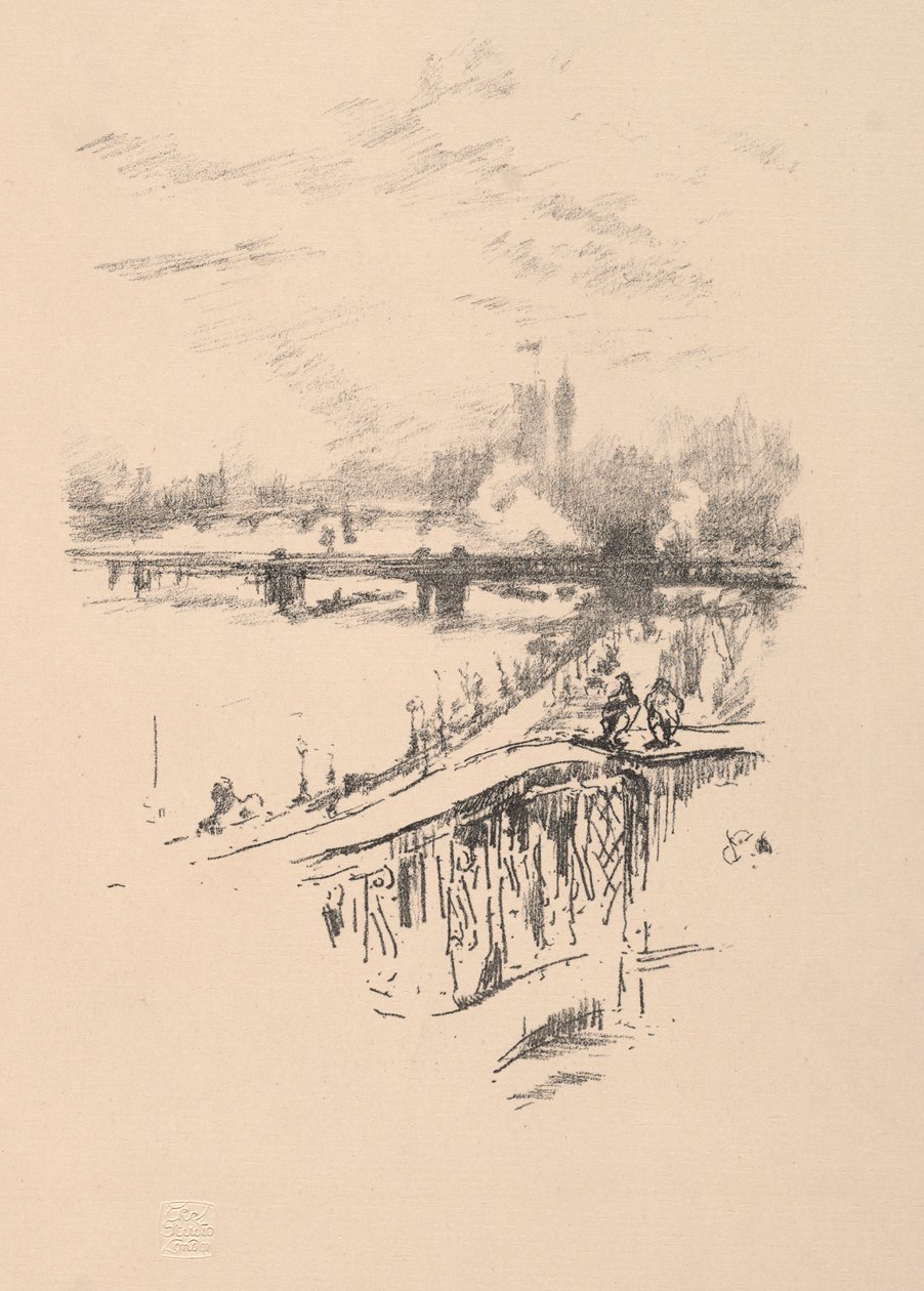 Savoy-kyyhkyset. tekijältä James Abbott McNeill Whistler
