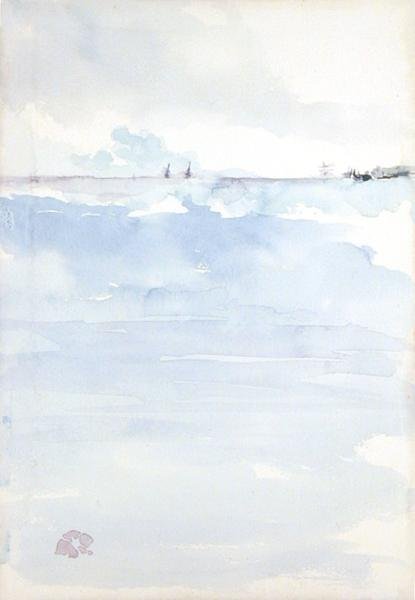 Merimaisema (akvarelli paperille) tekijältä James Abbott McNeill Whistler