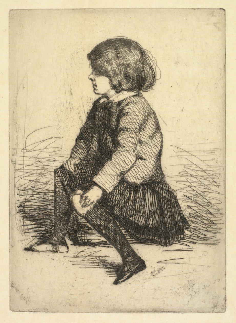 Seymour Haden Jr., istuu. tekijältä James Abbott McNeill Whistler