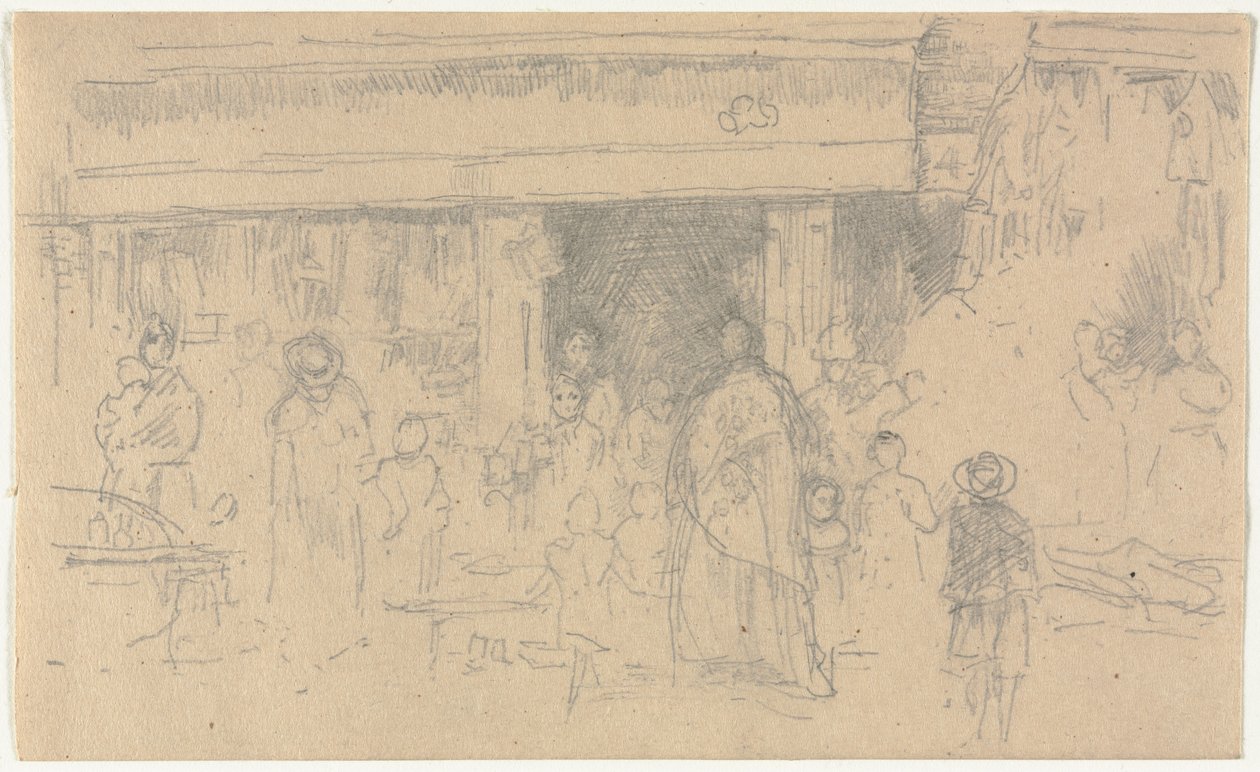 Kauppoja Chesterissä. tekijältä James Abbott McNeill Whistler