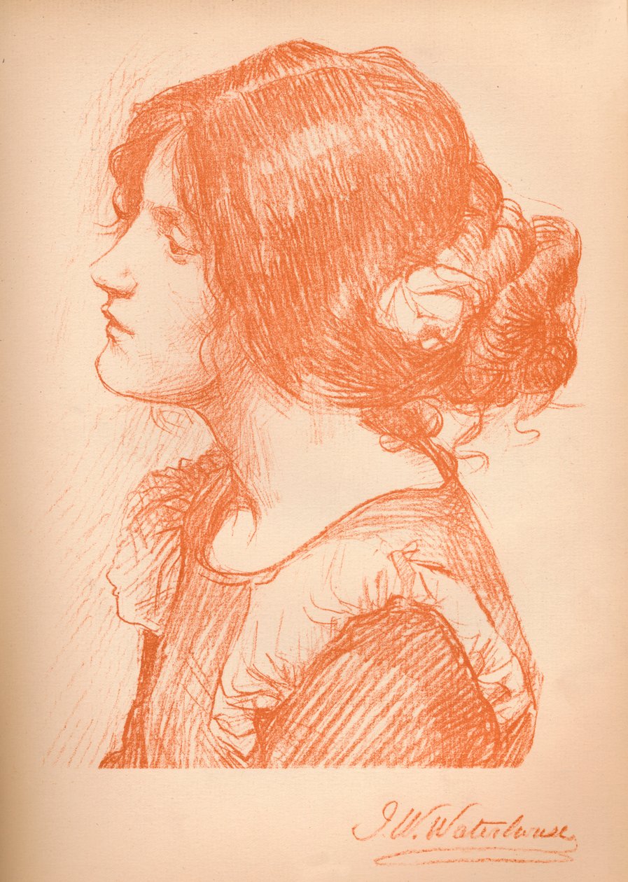 Luonnos naisesta c1885, 1896 tekijältä James Abbott McNeill Whistler