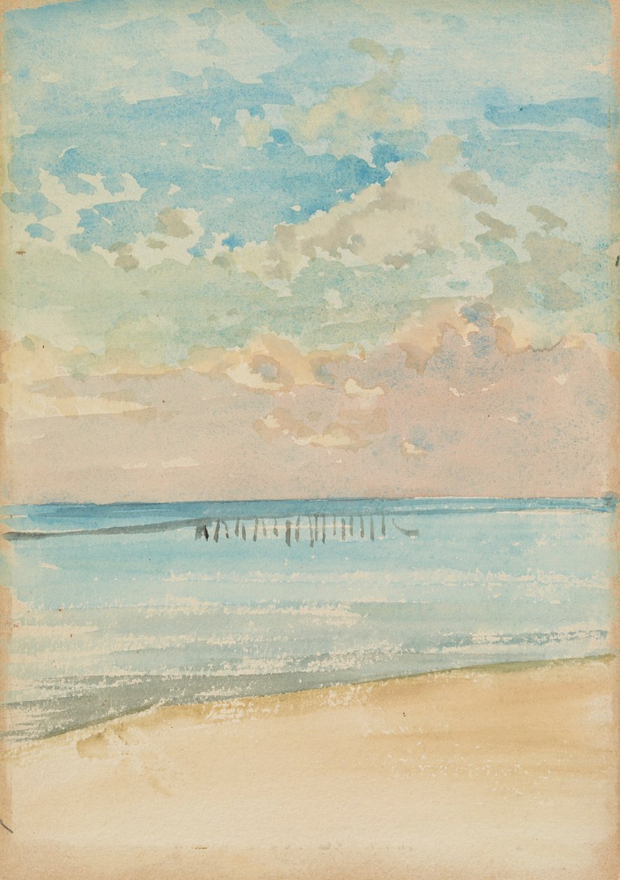 Southend - auringonlasku, 1882-1884. tekijältä James Abbott McNeill Whistler