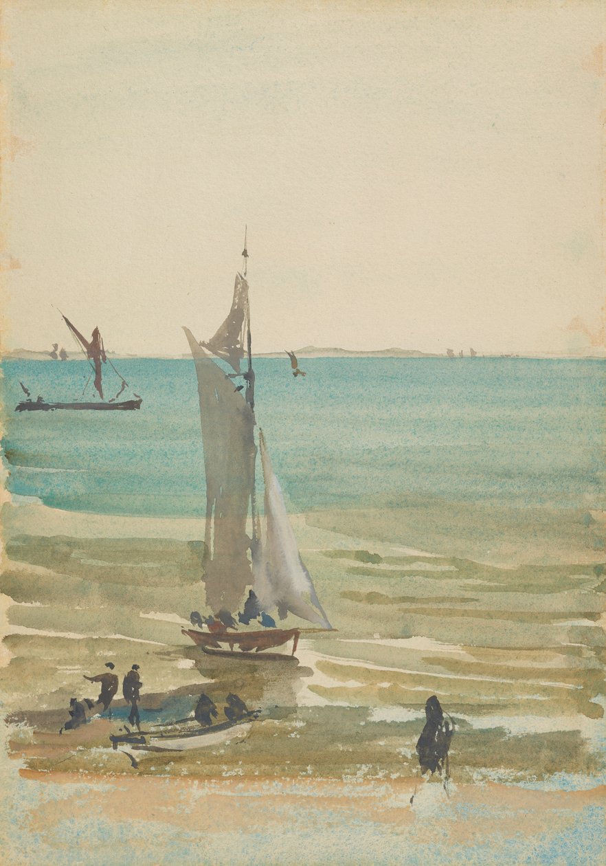 Southend - Pleasure Yacht, 1882-1884. tekijältä James Abbott McNeill Whistler