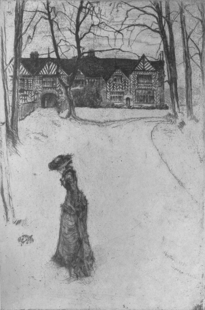 Speke Hall, 1870, 1904 tekijältä James Abbott McNeill Whistler