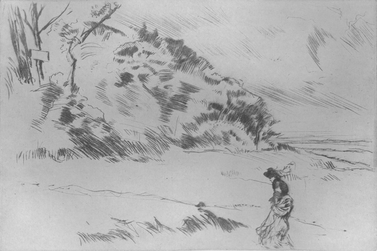 Speke Shore, 1875, 1904 tekijältä James Abbott McNeill Whistler
