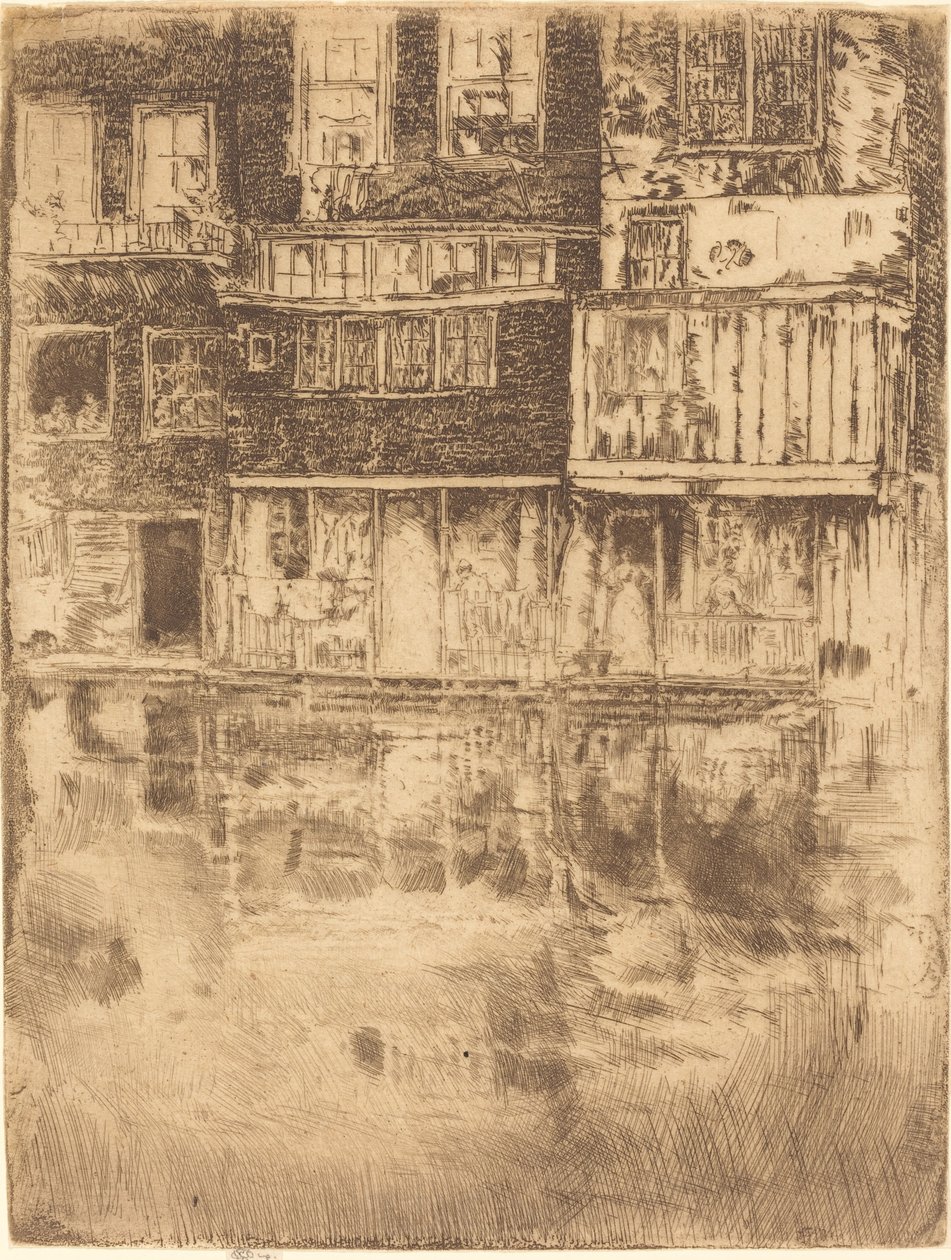 Square House, Amsterdam, 1889. tekijältä James Abbott McNeill Whistler