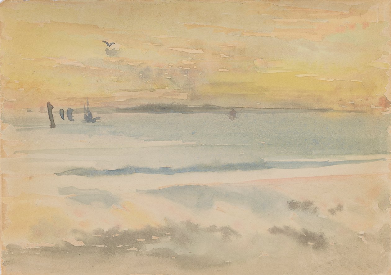 St. Ives: Auringonlasku, 1883-1884. tekijältä James Abbott McNeill Whistler