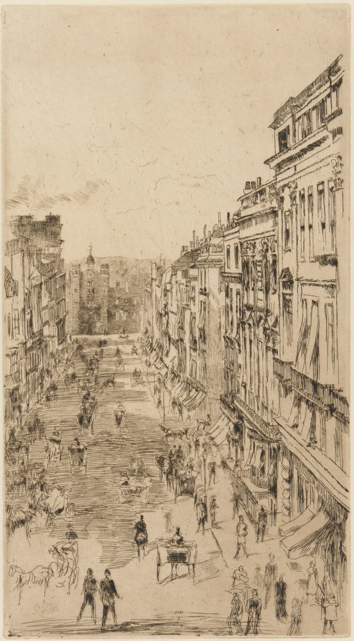 St. James Street, 1878. tekijältä James Abbott McNeill Whistler