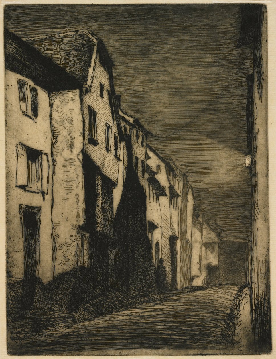Street Saverne tekijältä James Abbott McNeill Whistler