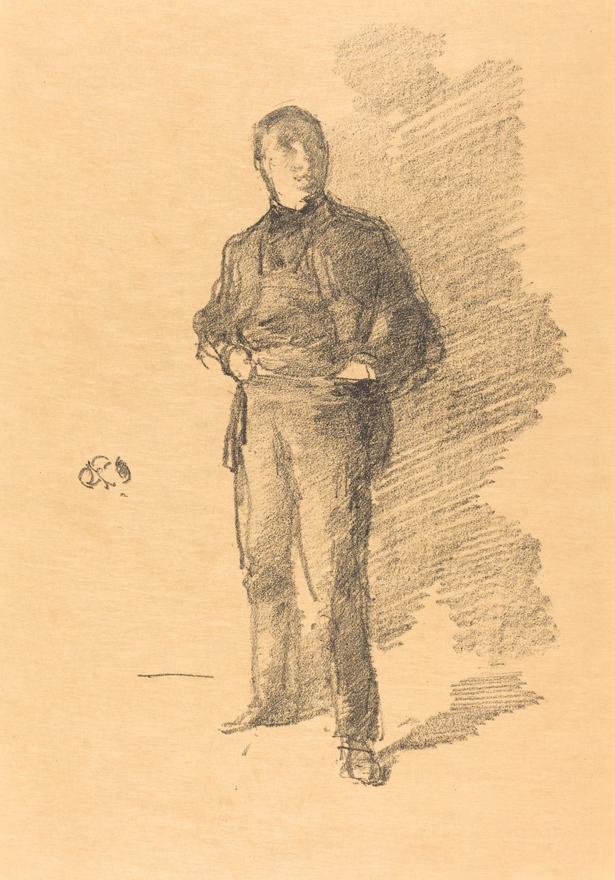 Tutkimus nro 1: Mr. Thomas Way, 1896. tekijältä James Abbott McNeill Whistler