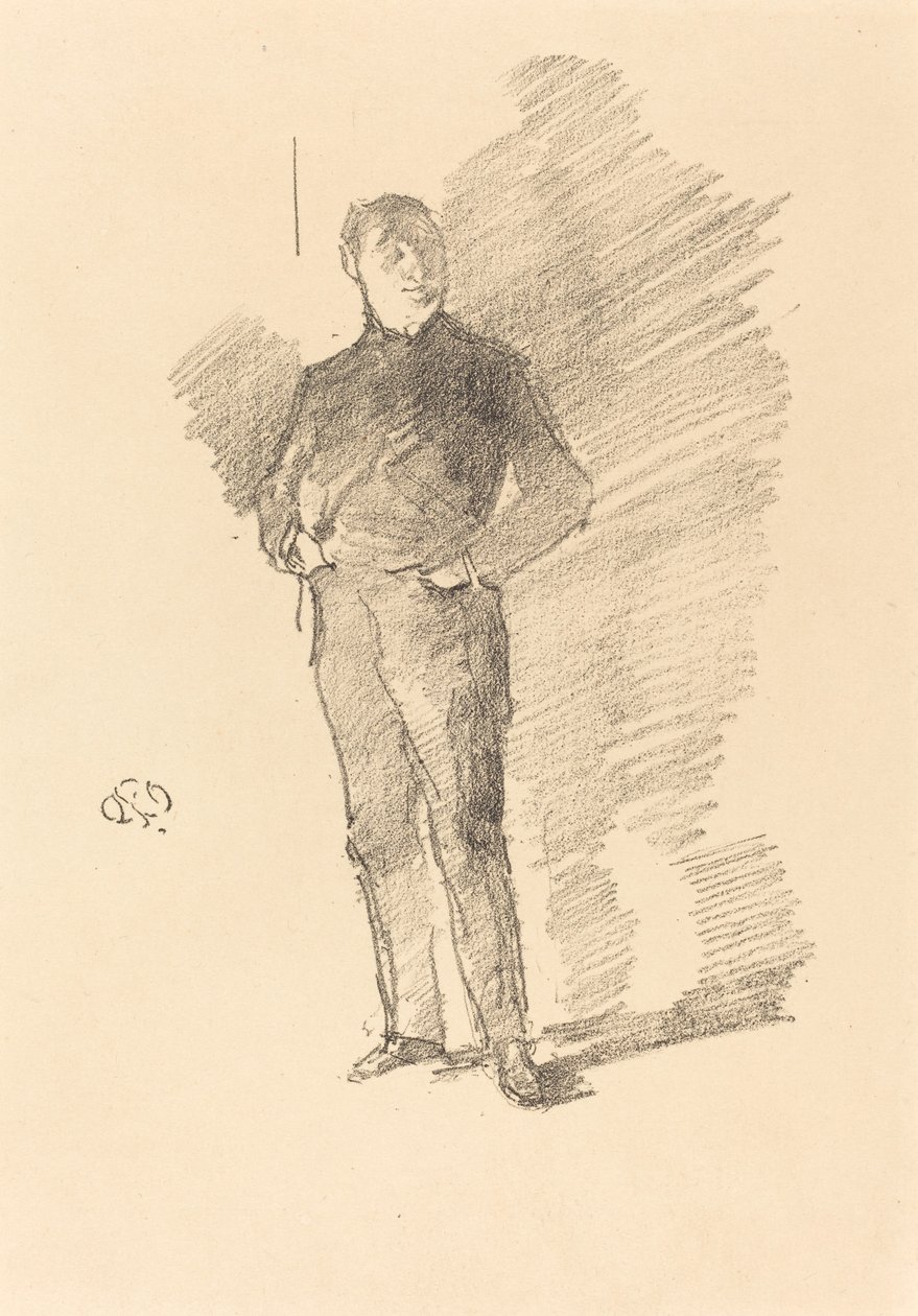 Tutkimus nro 2: Mr. Thomas Way, 1896. tekijältä James Abbott McNeill Whistler
