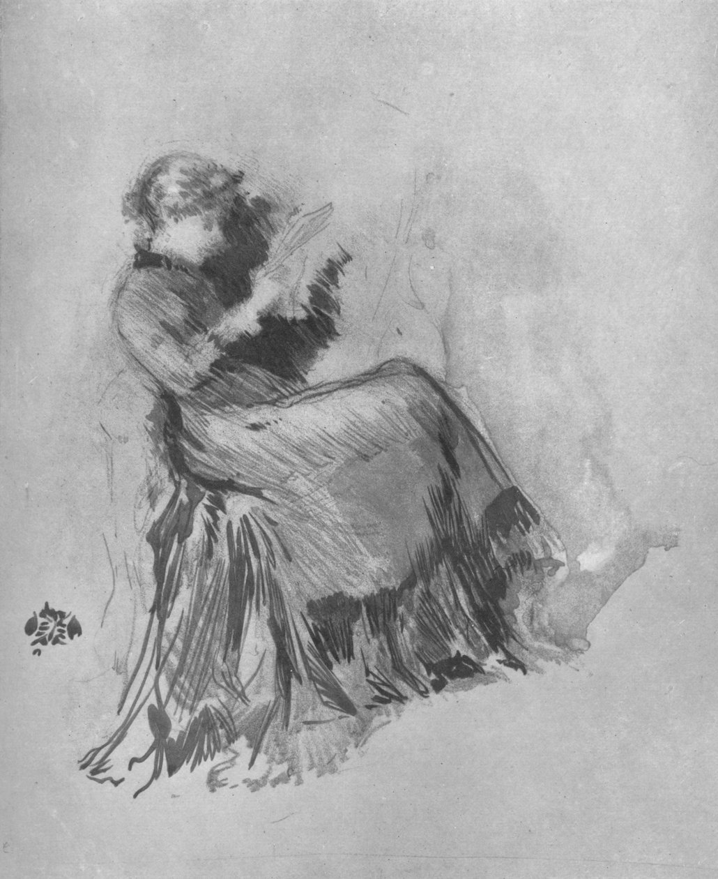 Tutkimus, c1880, 1904 tekijältä James Abbott McNeill Whistler