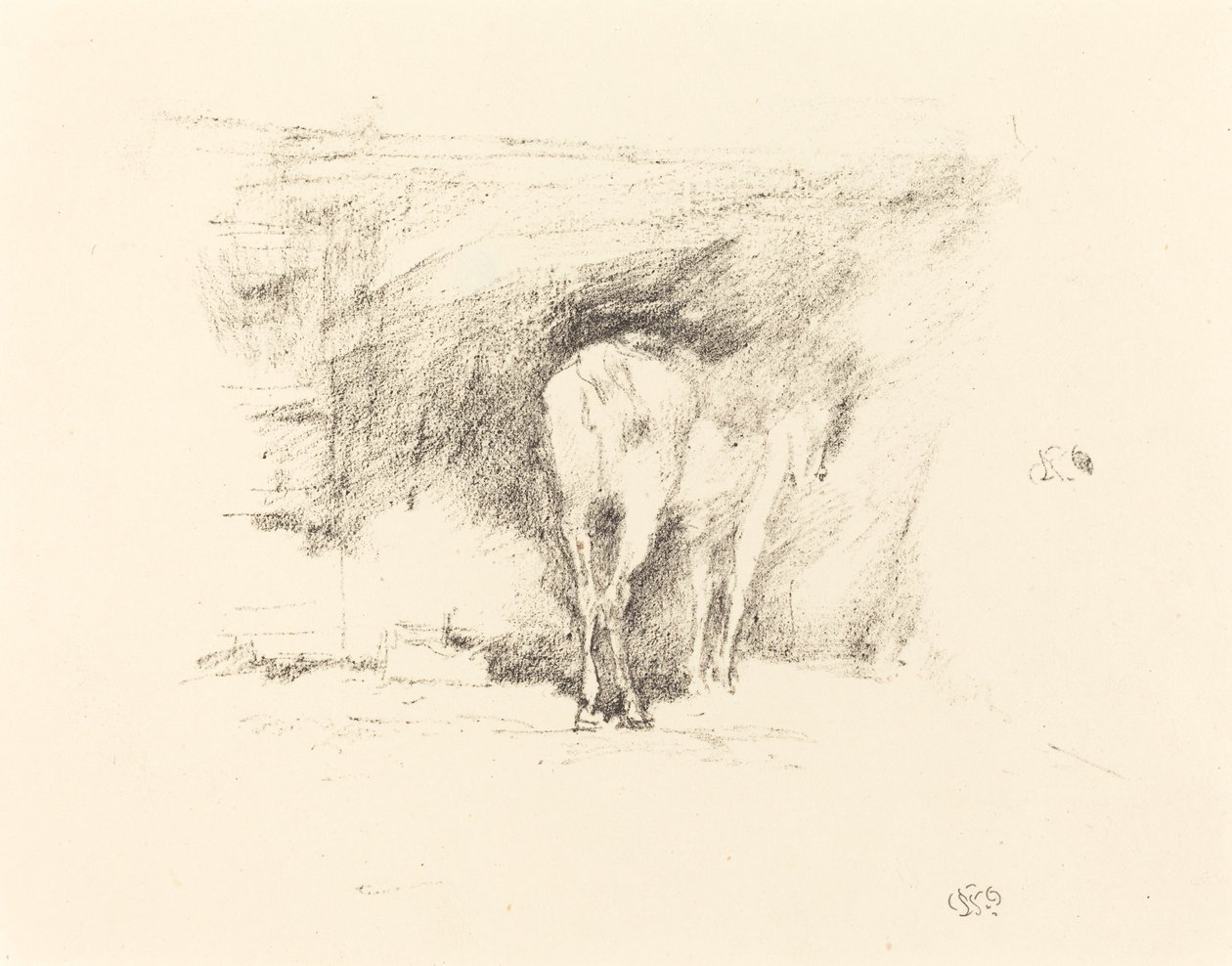 Tutkimus hevosesta, 1895. tekijältä James Abbott McNeill Whistler