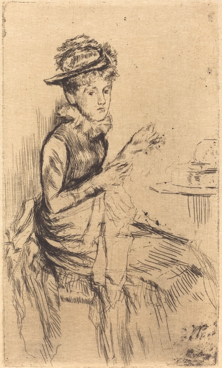 Tatting, c. 1873. tekijältä James Abbott McNeill Whistler