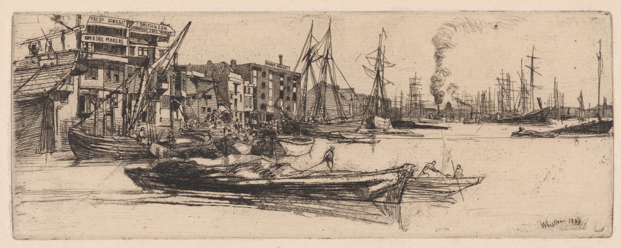 Thamesin varastot tekijältä James Abbott McNeill Whistler