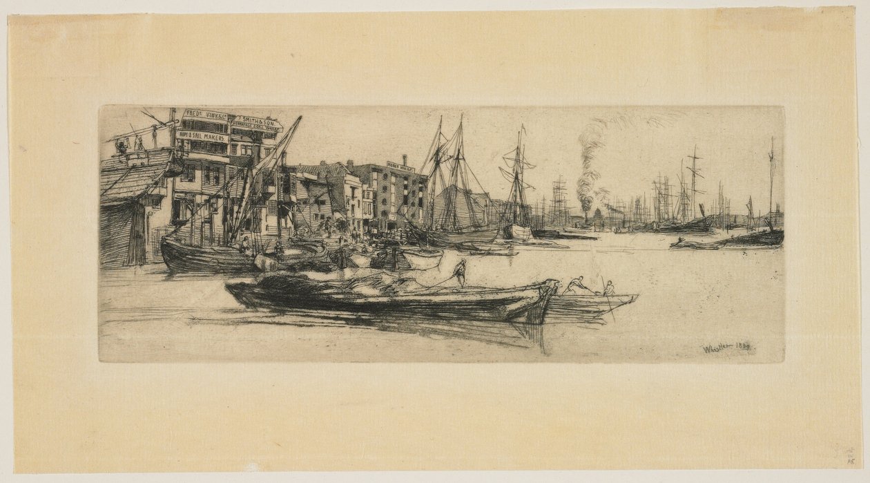Thamesin varastot tekijältä James Abbott McNeill Whistler