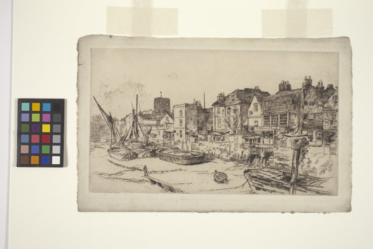 "Aadam ja Eeva", Old Chelsea (etsaus) tekijältä James Abbott McNeill Whistler
