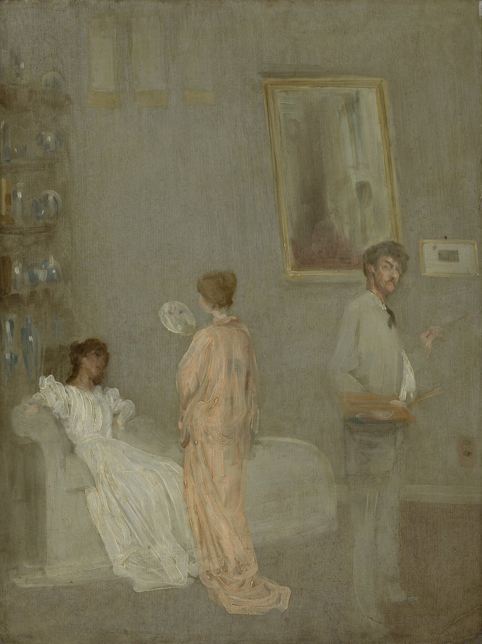 Taiteilija studiossaan, 1865/66 tekijältä James Abbott McNeill Whistler