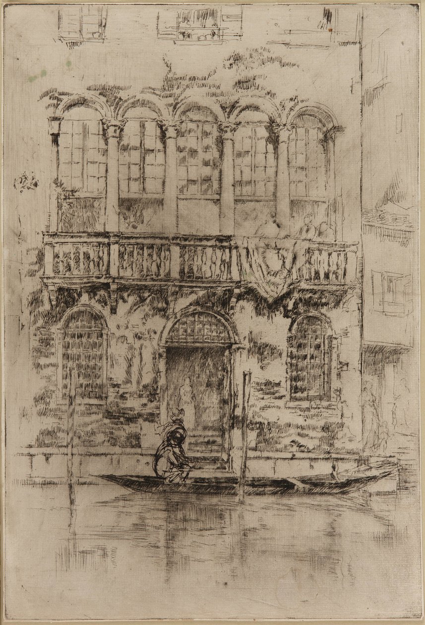 Parveke, 1879-1880. tekijältä James Abbott McNeill Whistler