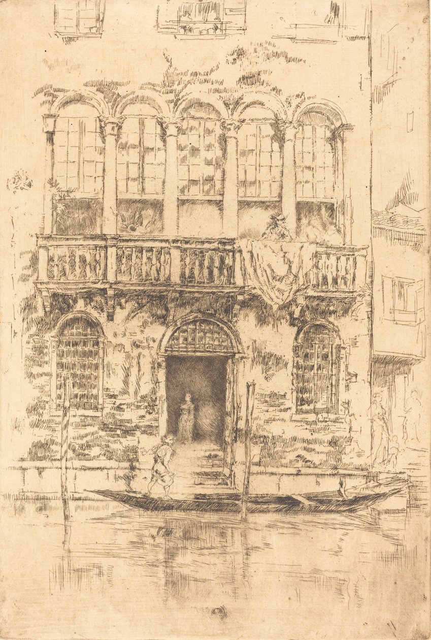 Parveke, 18791880. tekijältä James Abbott McNeill Whistler