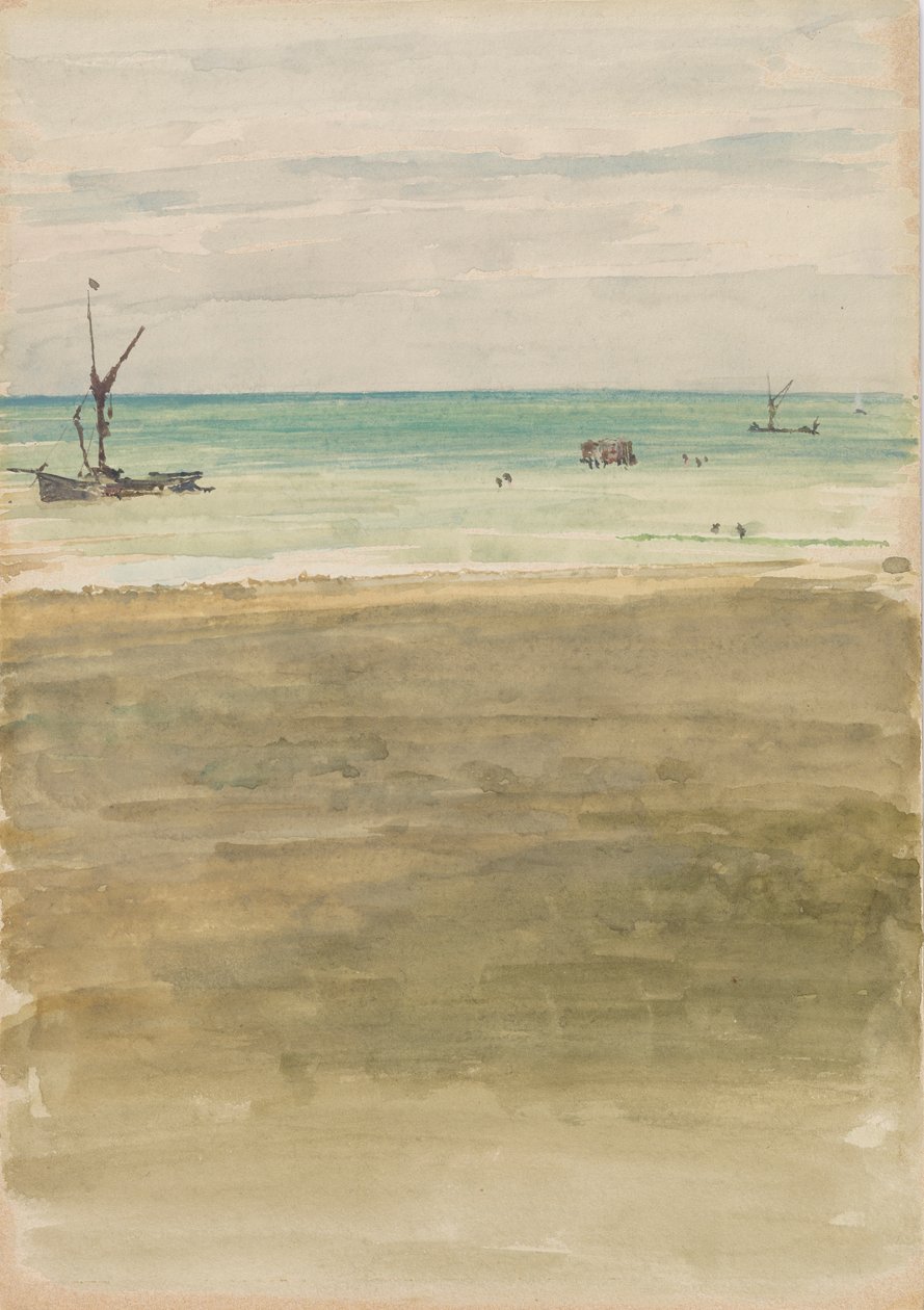 The Bathers, 1882-1883. tekijältä James Abbott McNeill Whistler