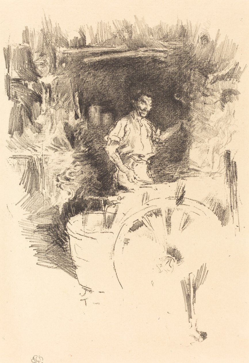 Seppä, 18951896. tekijältä James Abbott McNeill Whistler