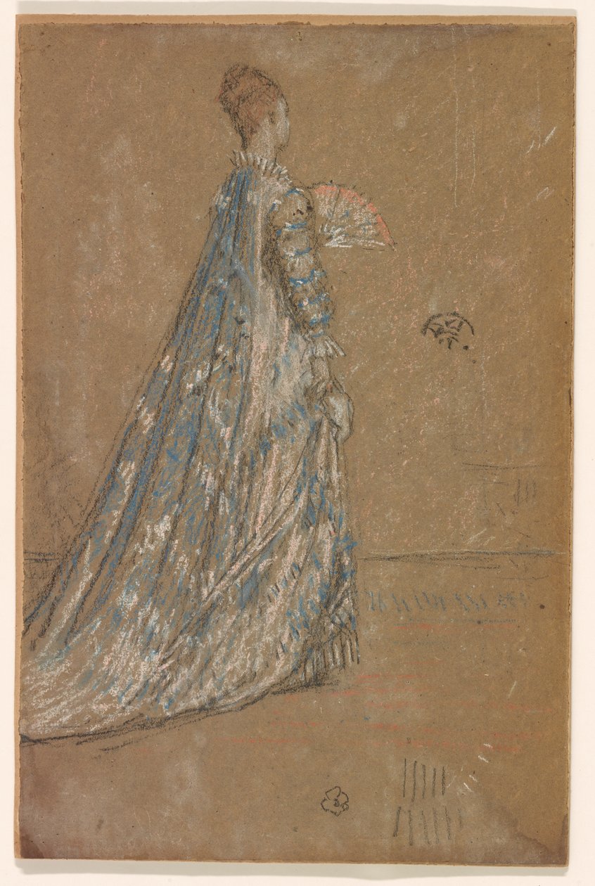 Sininen mekko, 1871. tekijältä James Abbott McNeill Whistler