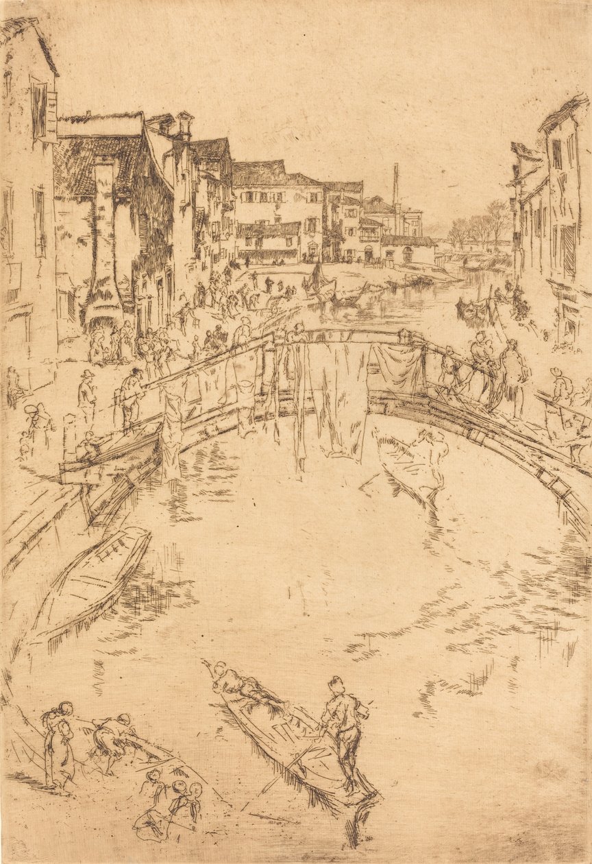 Silta, 18791880. tekijältä James Abbott McNeill Whistler