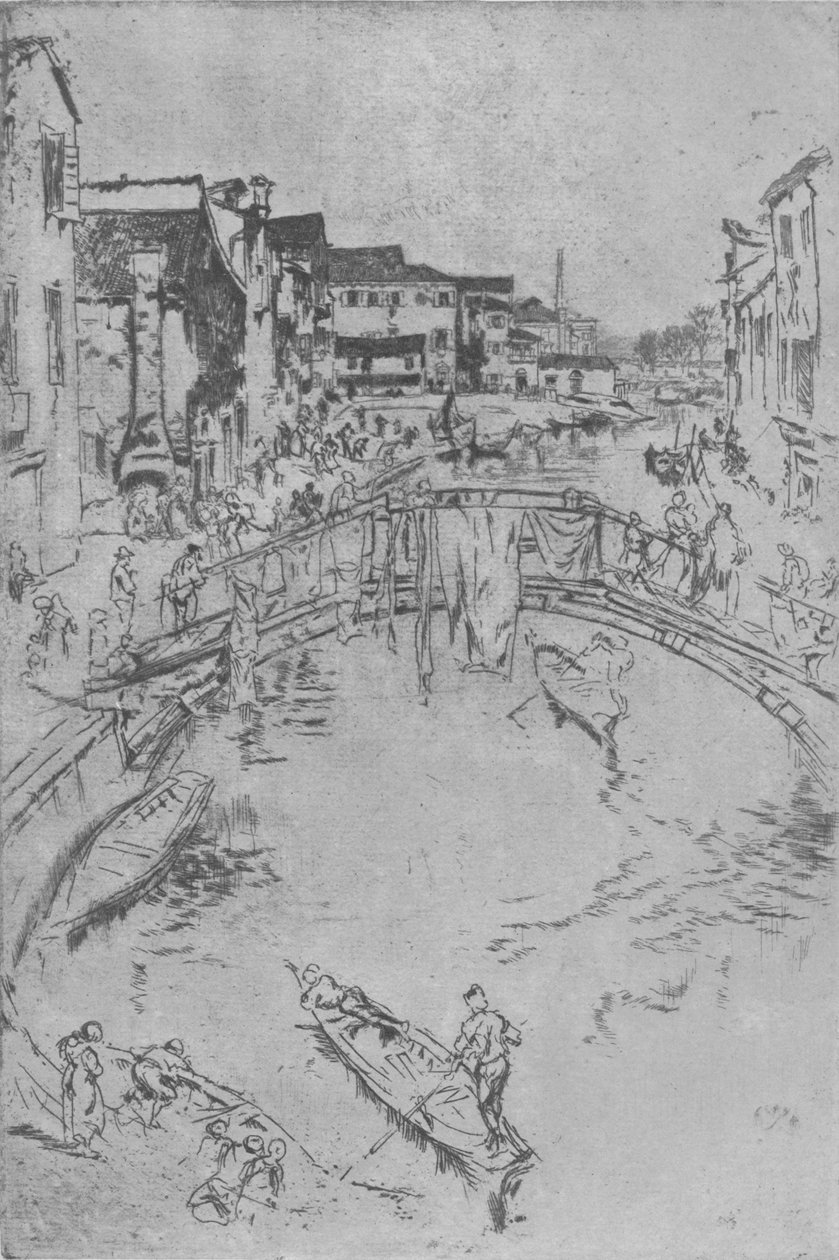 Silta, 1880, 1904 tekijältä James Abbott McNeill Whistler