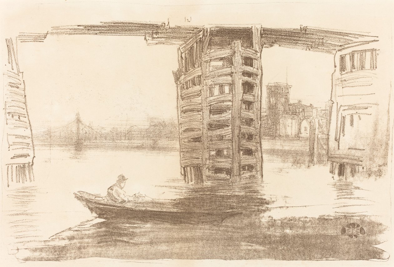The Broad Bridge, 1878. tekijältä James Abbott McNeill Whistler