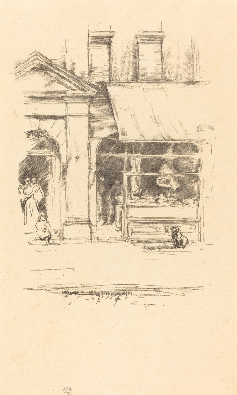 Teurastajan koira, 1896. tekijältä James Abbott McNeill Whistler