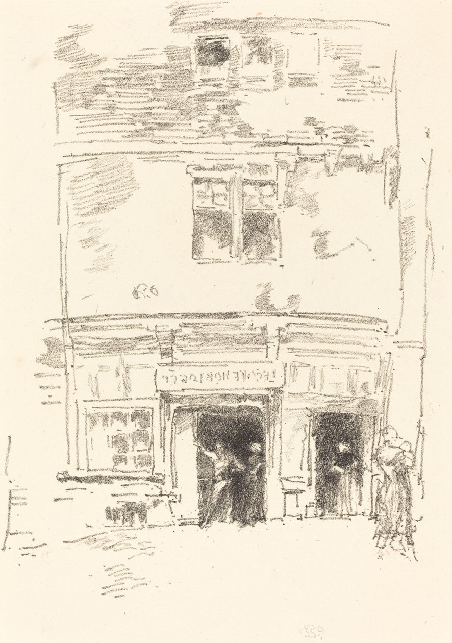 The Clock-Makers, Paimpol, 1893. tekijältä James Abbott McNeill Whistler