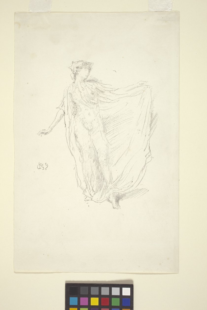 Tanssiva tyttö (siirtolitografia) tekijältä James Abbott McNeill Whistler