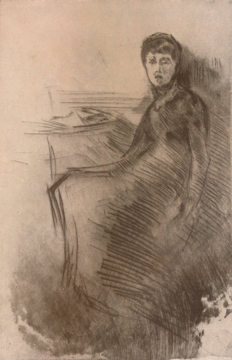 Työpöytä, c1870, 1904 tekijältä James Abbott McNeill Whistler