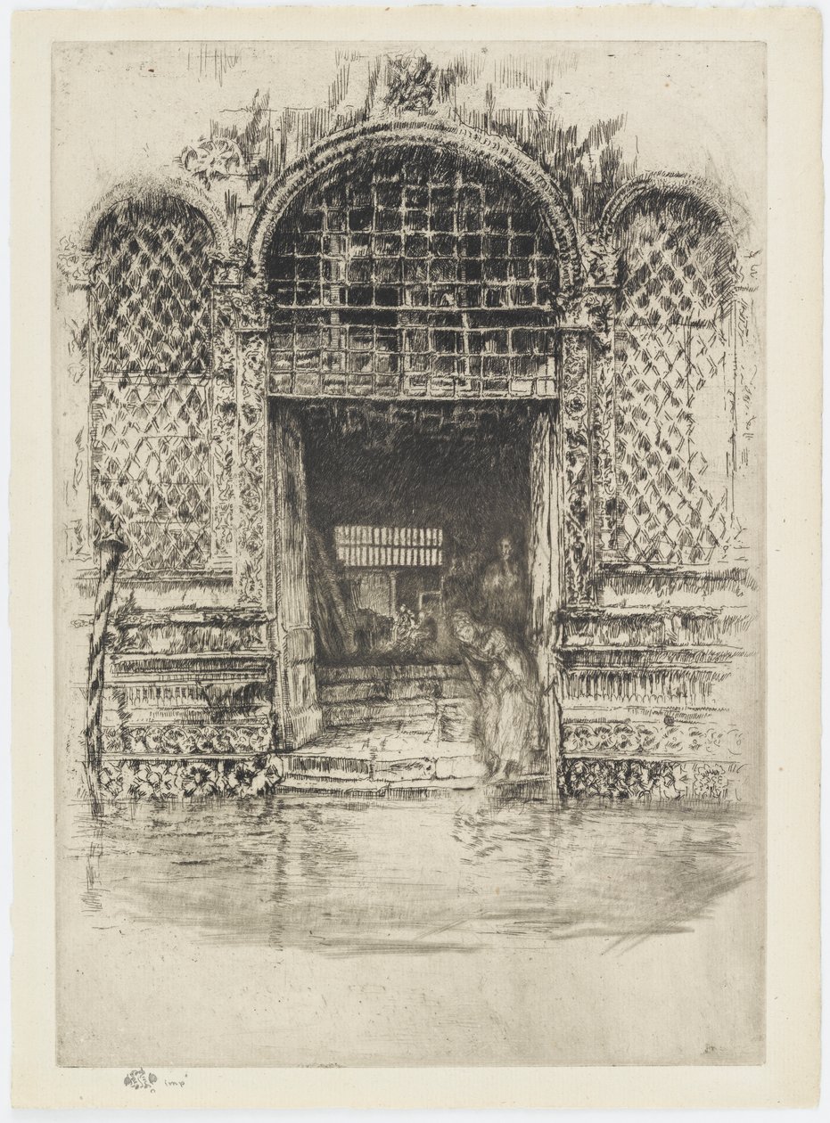 Ovikäytävä, 1879-1880. tekijältä James Abbott McNeill Whistler