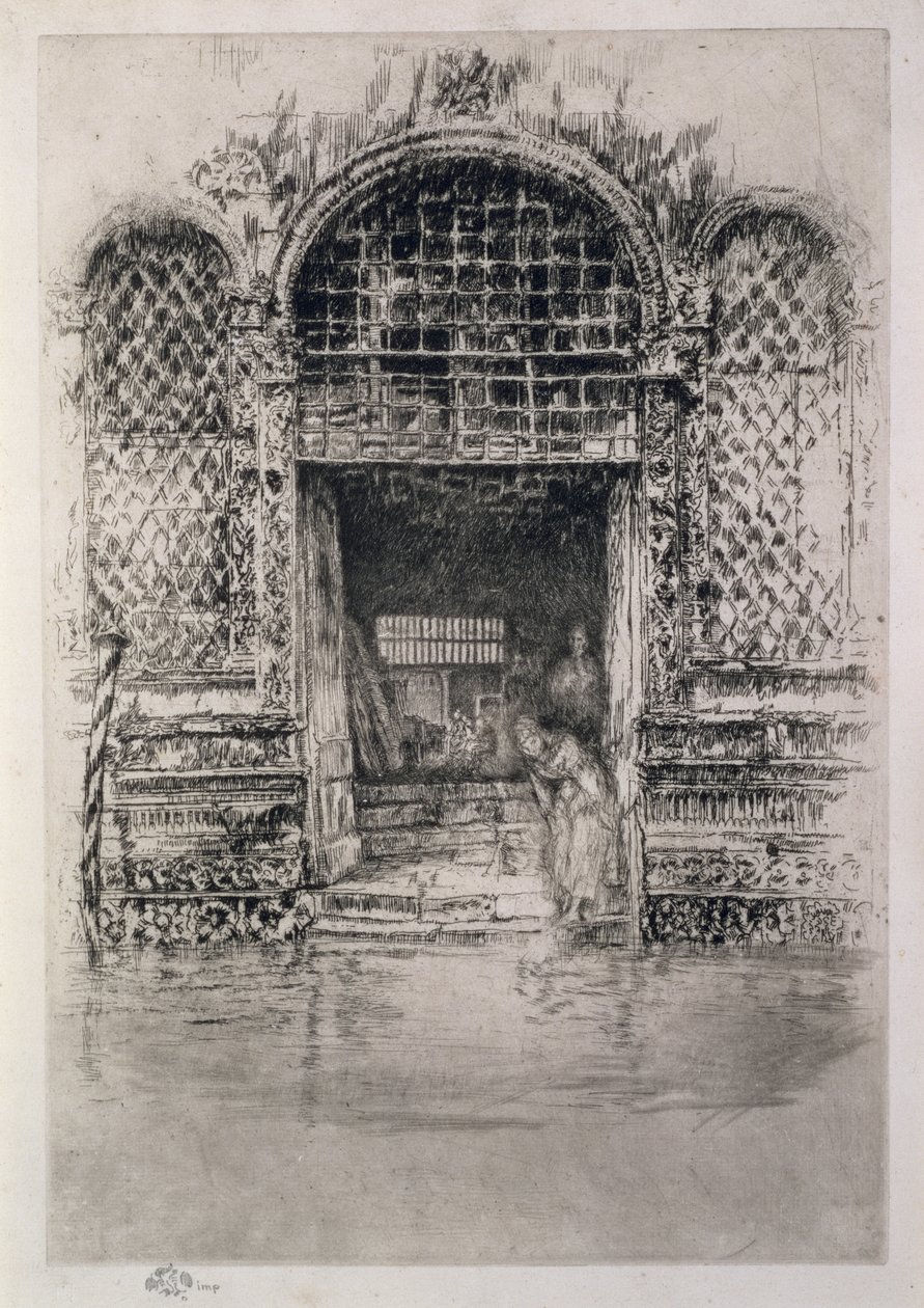 Ovikäytävä, 1879-80 tekijältä James Abbott McNeill Whistler