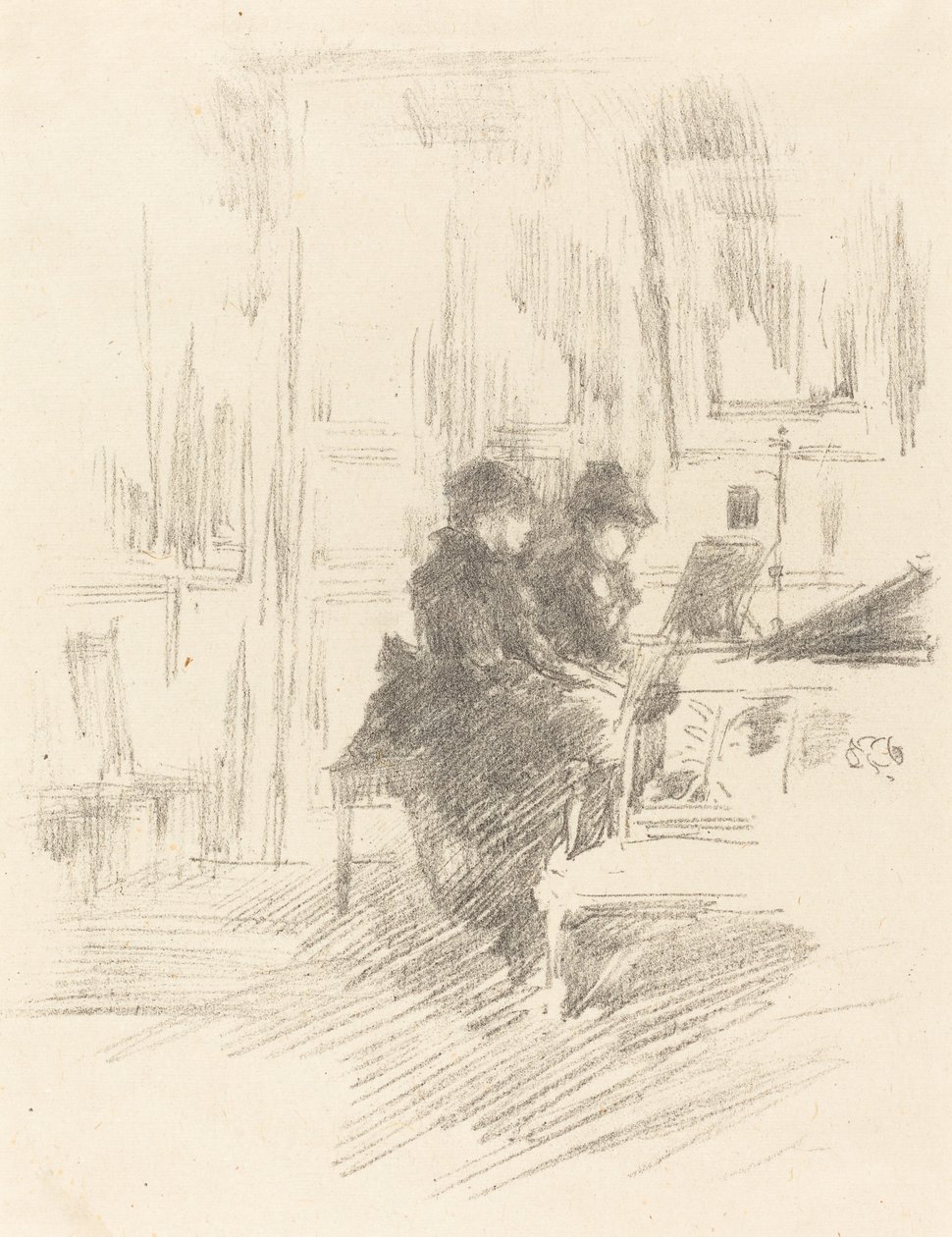 Dueto, nro 2, 1894. tekijältä James Abbott McNeill Whistler