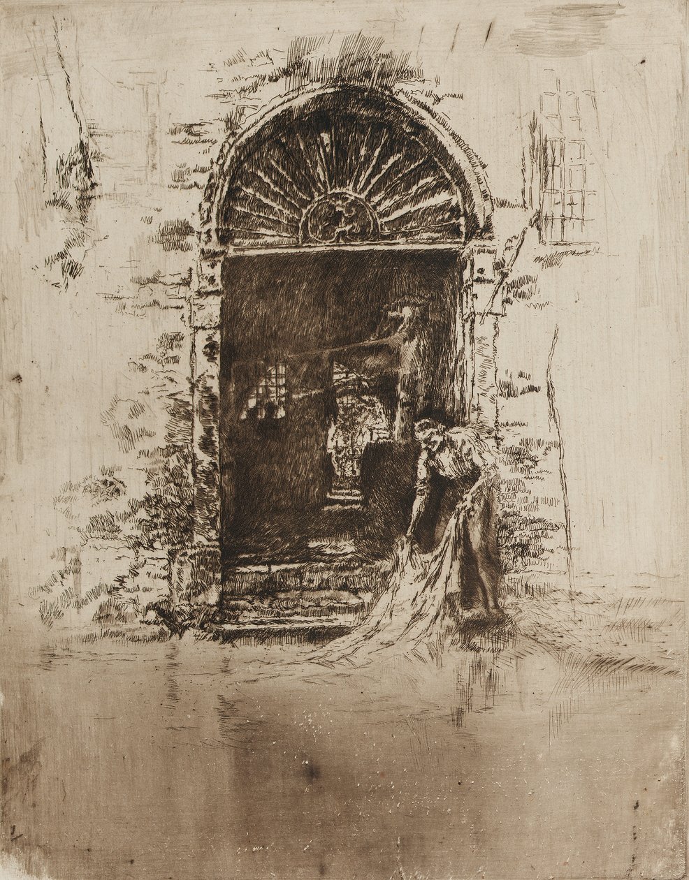 The Dyer, 1879-1880. tekijältä James Abbott McNeill Whistler