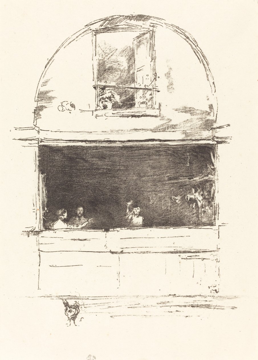 Forge, Passage du Dragon, 1894. tekijältä James Abbott McNeill Whistler
