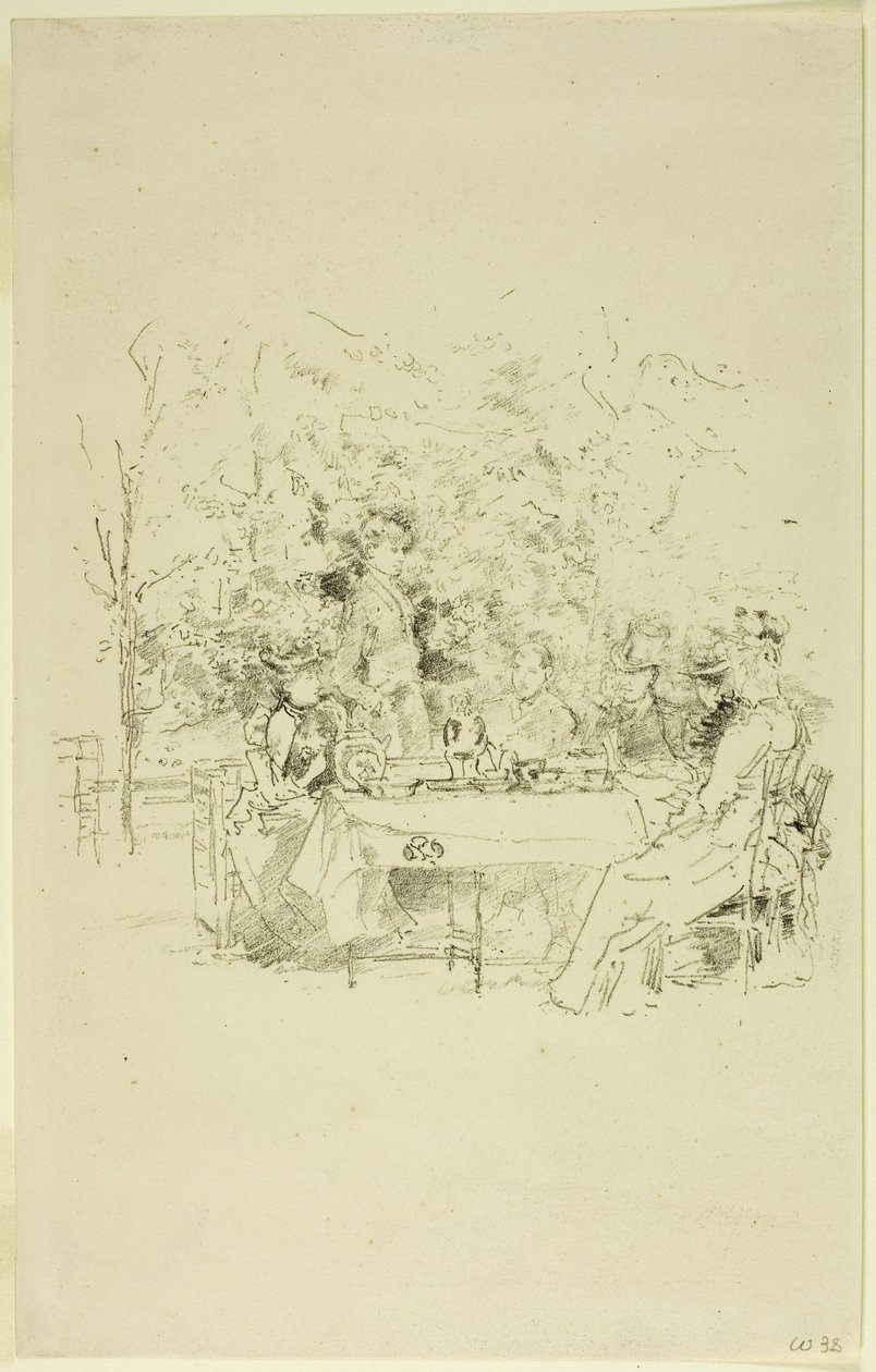Puutarha, 1891 tekijältä James Abbott McNeill Whistler